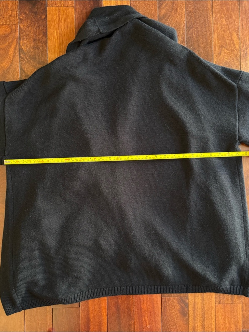 Aritzia Nook Merino Wool Black Oversized Women's Cardigan Sweater - Picture 13 of 14